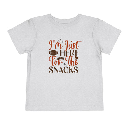 Football Season Toddler Tee, &quot;Just Here for the Snacks&quot; Tee - Gathering Littles