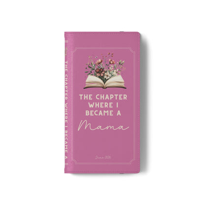 Custom "First Chapter" Book Phone Case for New Moms
