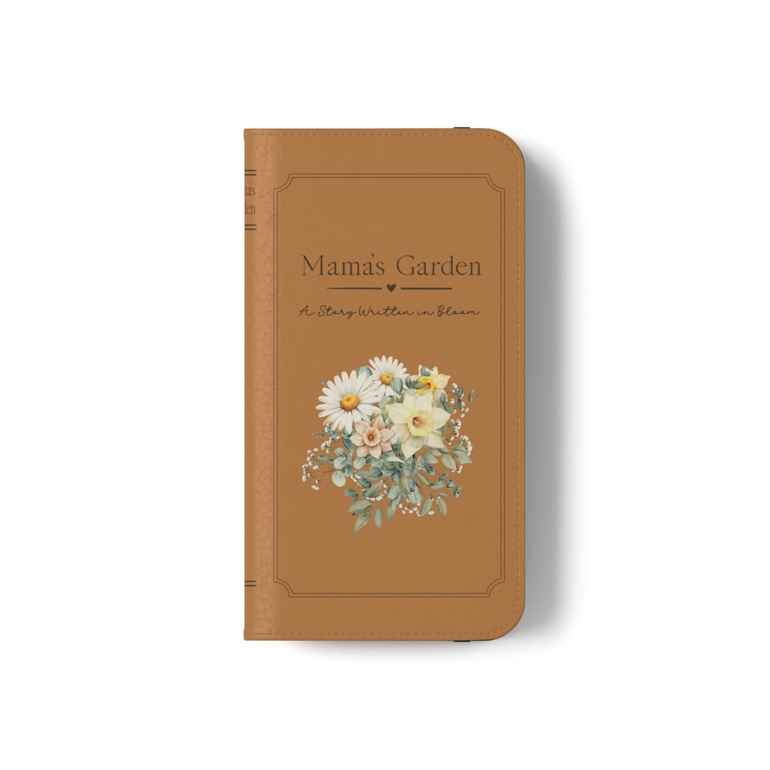 Custom "Mamas Garden" Birth Flower Book Phone Case