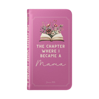 Custom "First Chapter" Book Phone Case for New Moms