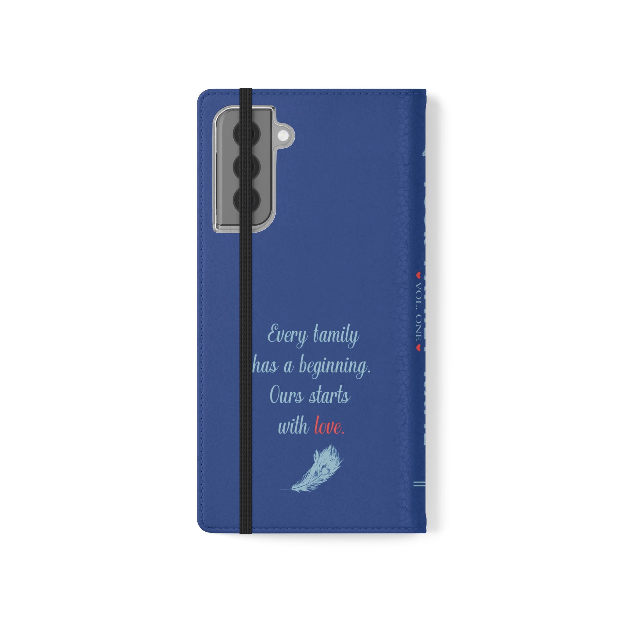 Custom "Our Family Story" Book Phone Case