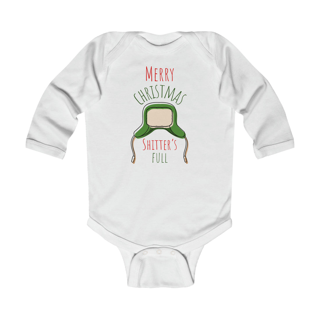 Merry Christmas Sh*tters Full, Holiday, Baby Bodysuit, Christmas Onesie, Baby Girl, Baby Boy - Gathering Littles