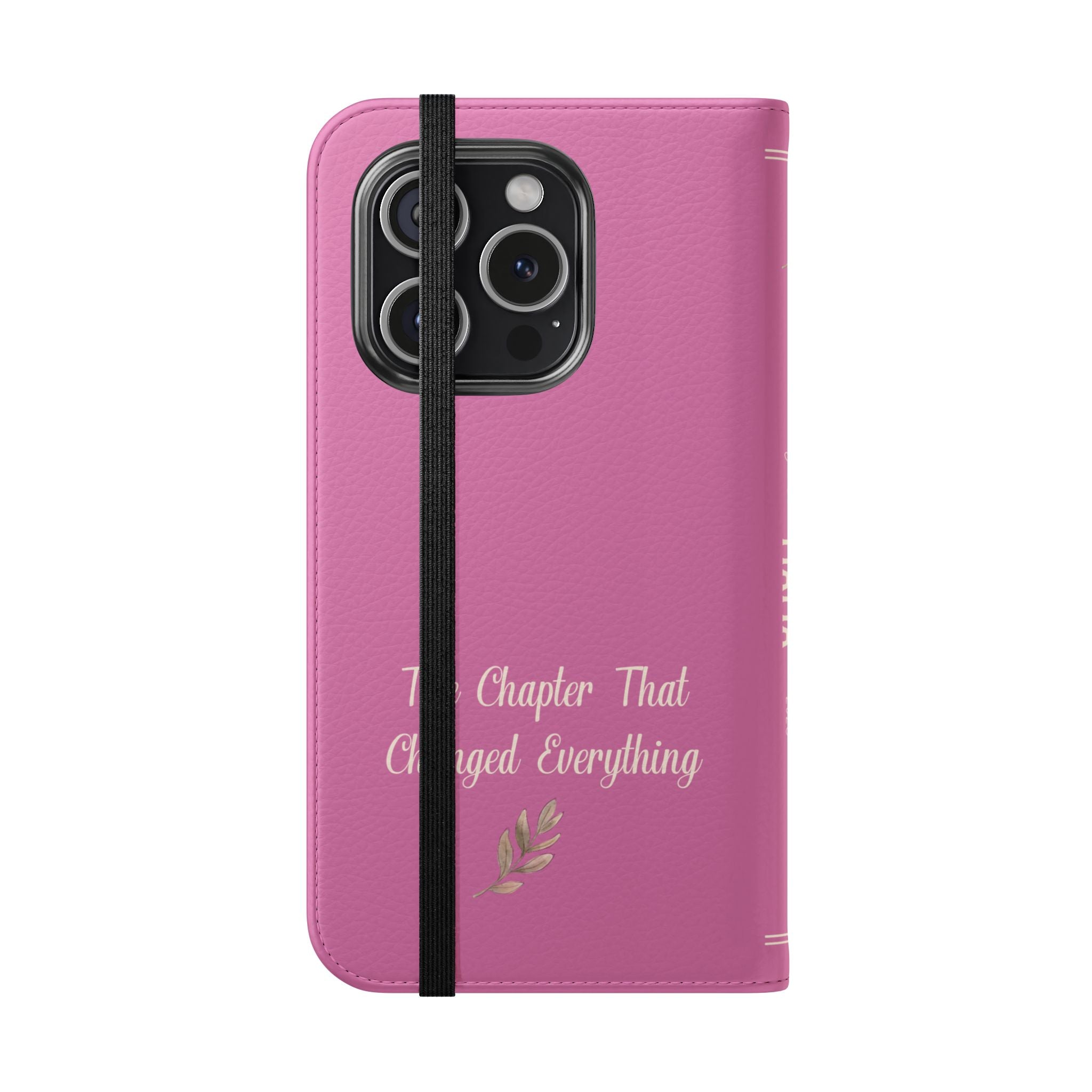 Custom "First Chapter" Book Phone Case for New Moms
