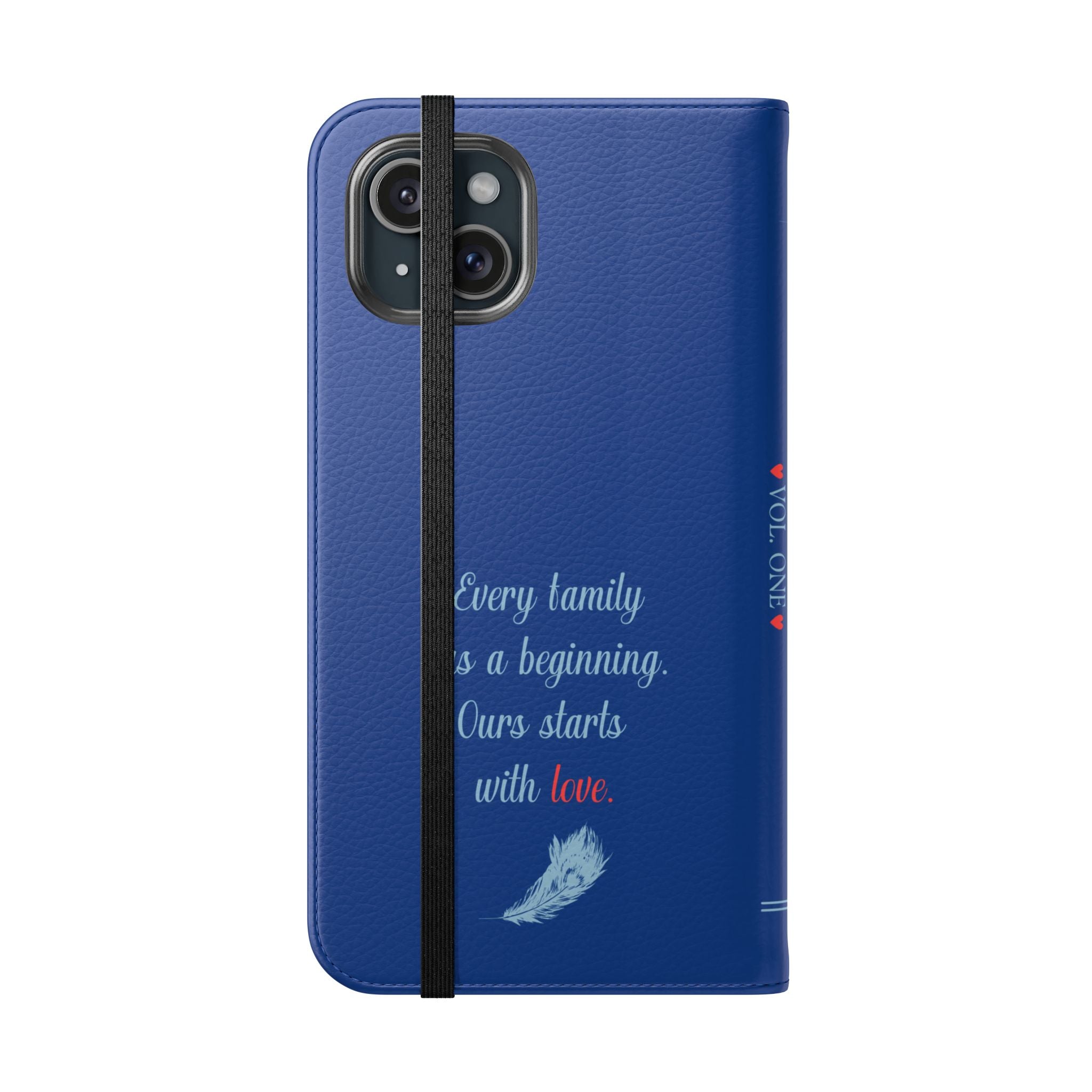 Custom "Our Family Story" Book Phone Case