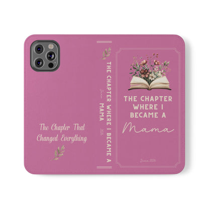 Custom "First Chapter" Book Phone Case for New Moms