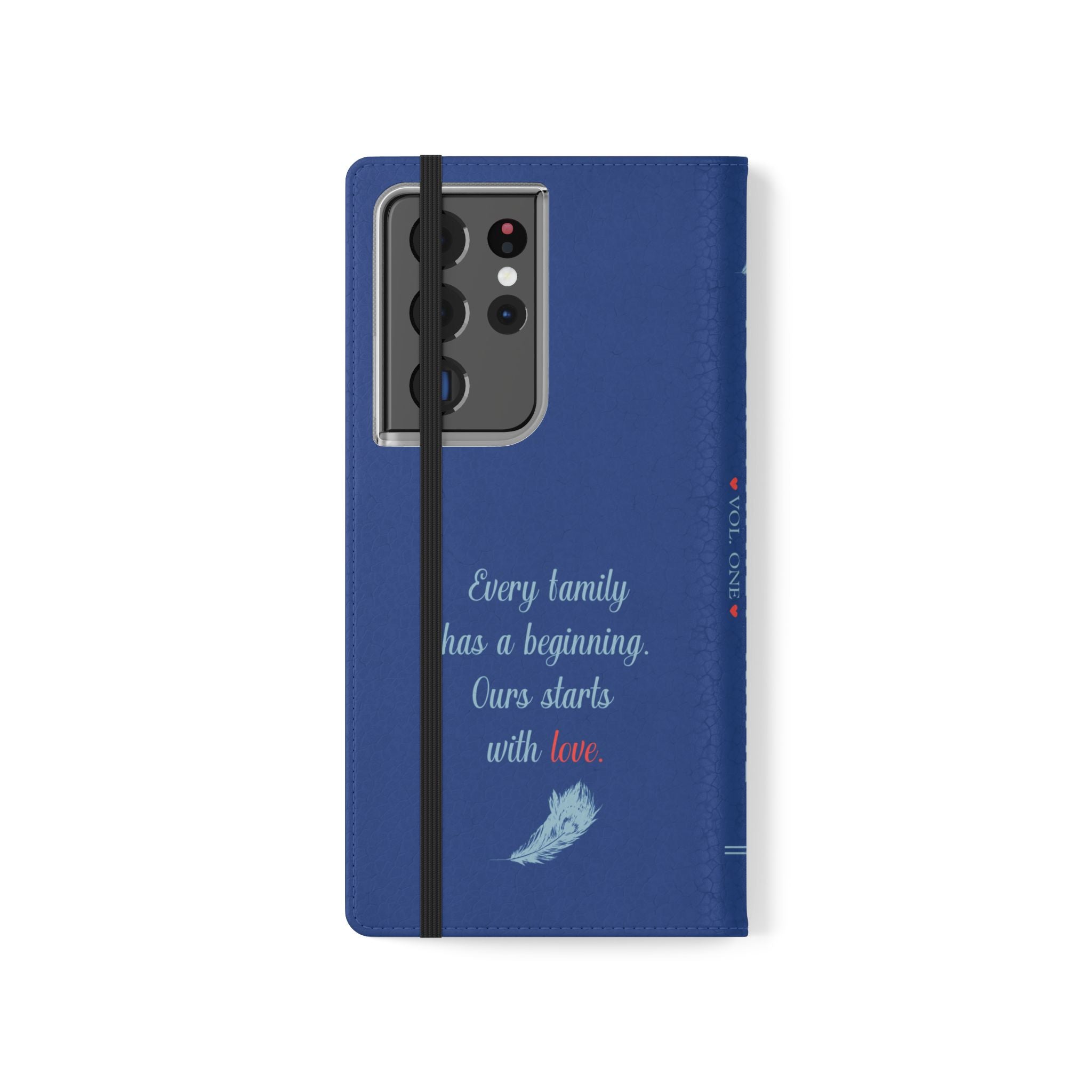 Custom "Our Family Story" Book Phone Case