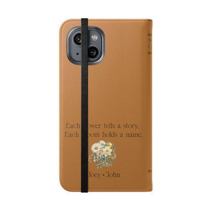 Custom "Mamas Garden" Birth Flower Book Phone Case