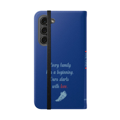 Custom "Our Family Story" Book Phone Case