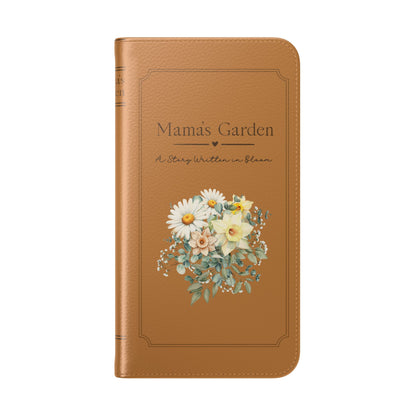 Custom "Mamas Garden" Birth Flower Book Phone Case