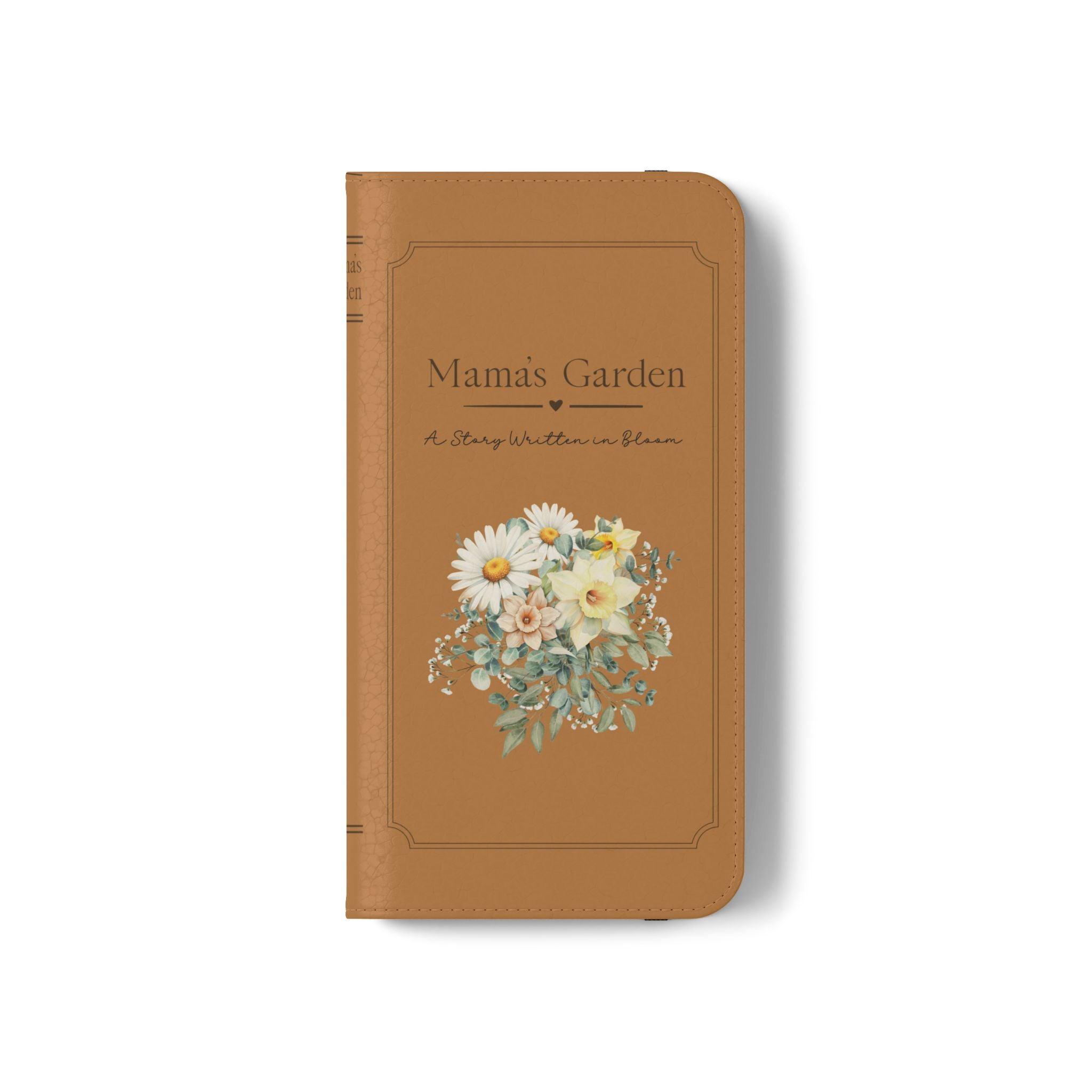 Custom "Mamas Garden" Birth Flower Book Phone Case
