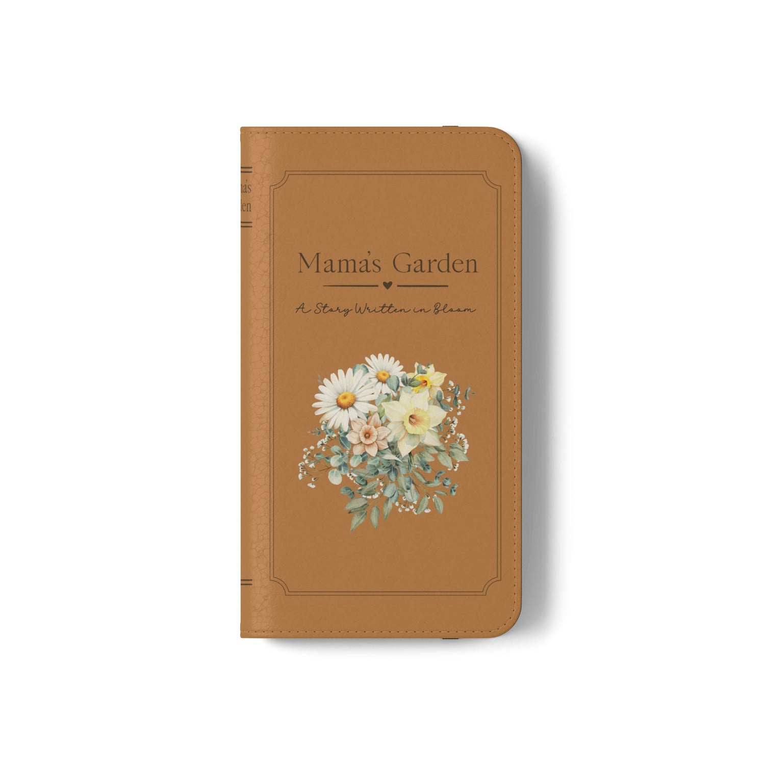 Custom "Mamas Garden" Birth Flower Book Phone Case