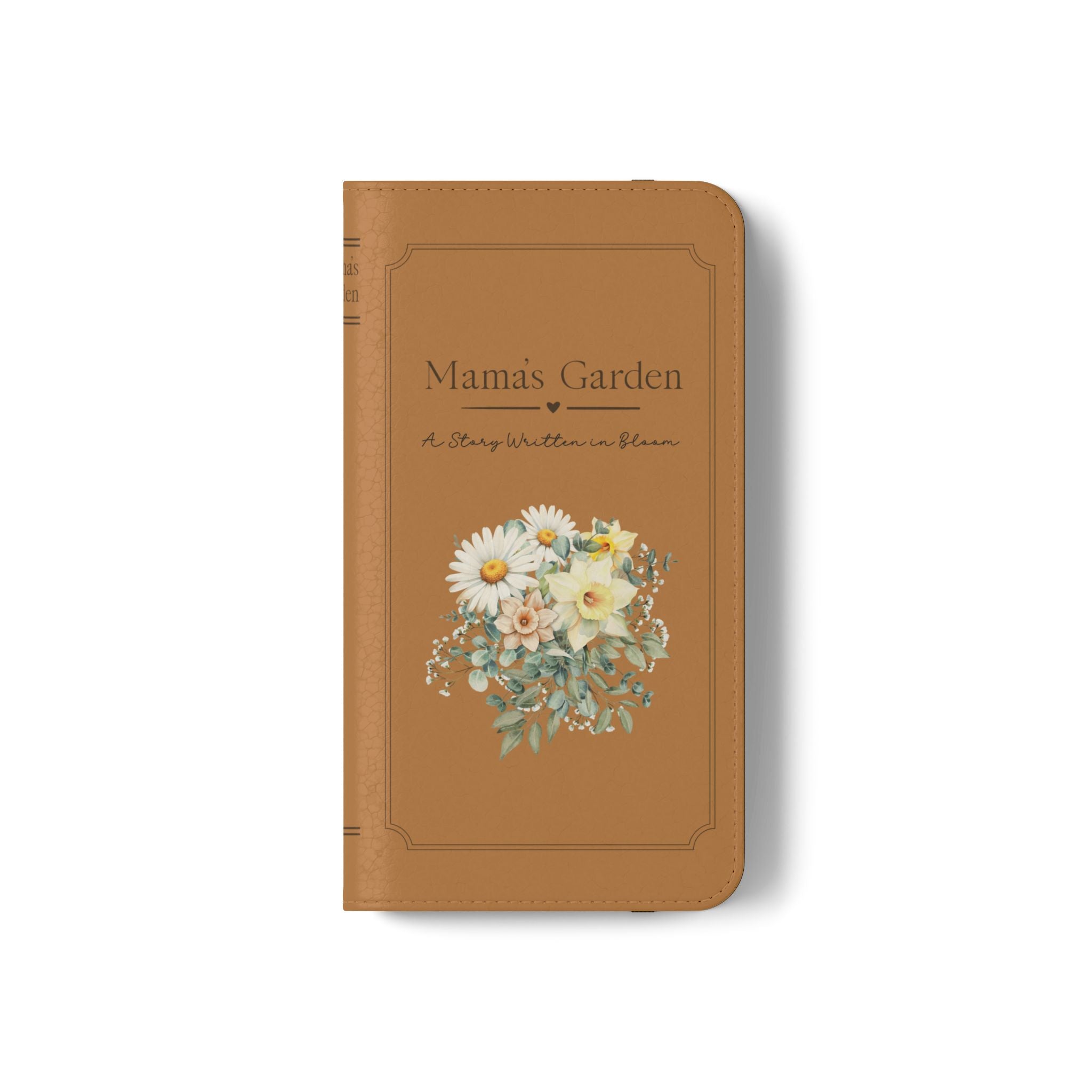 Custom "Mamas Garden" Birth Flower Book Phone Case