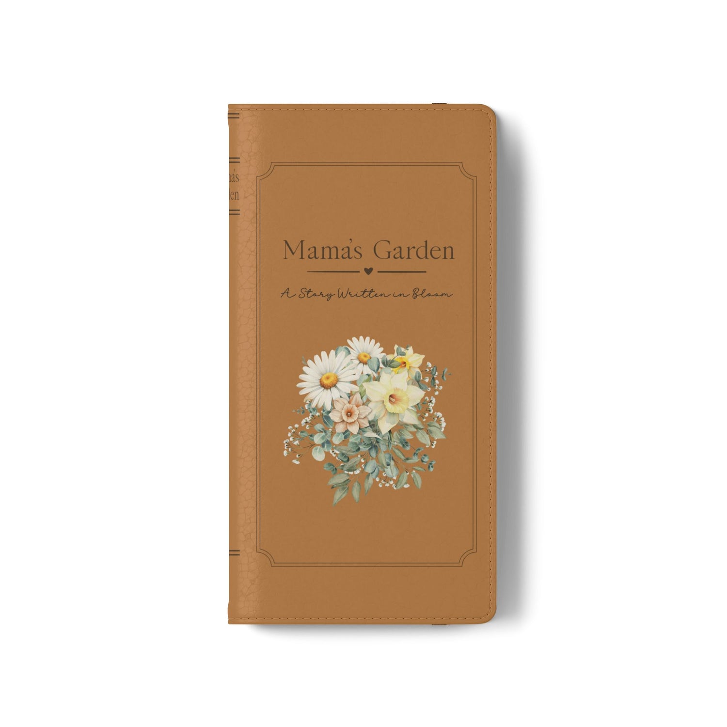 Custom "Mamas Garden" Birth Flower Book Phone Case