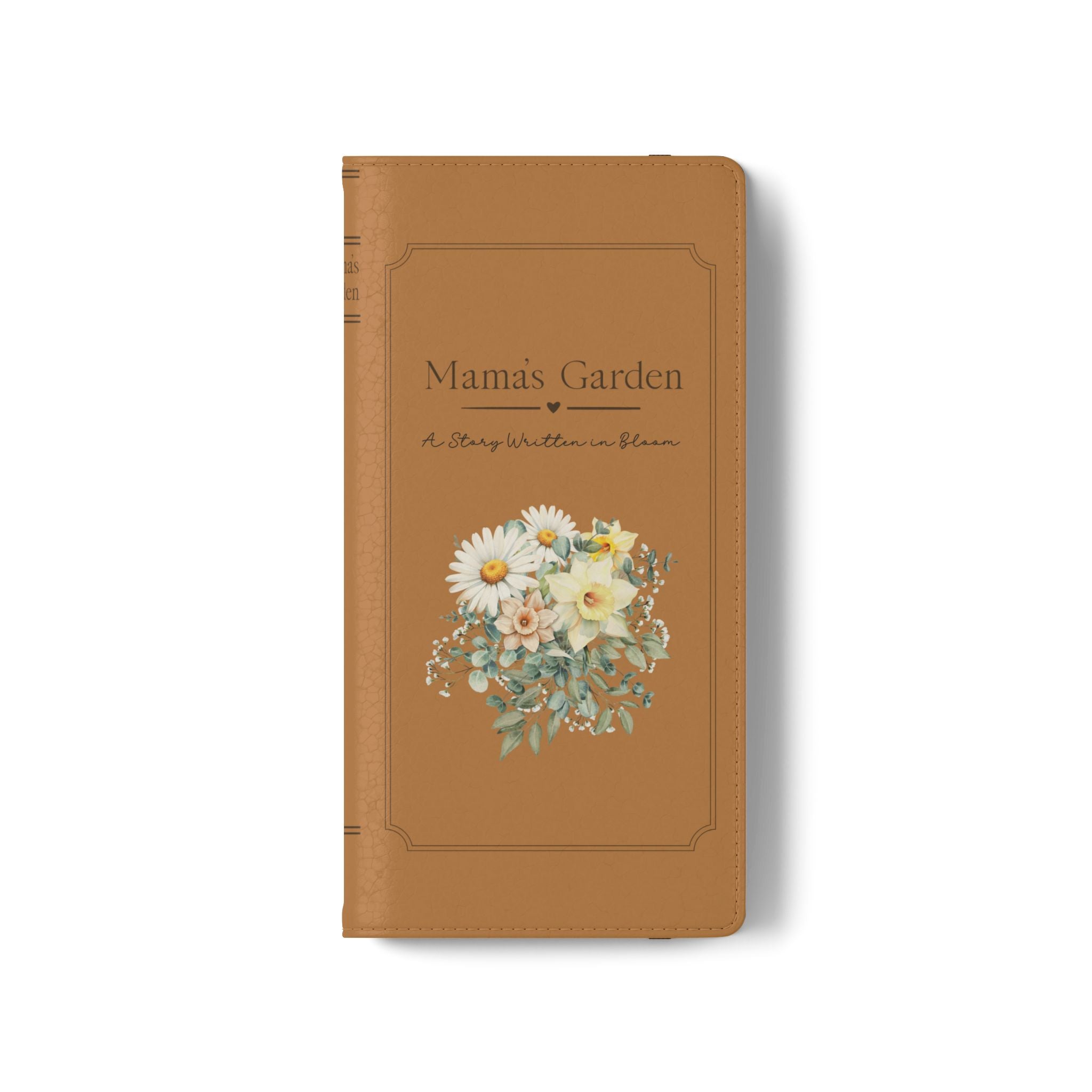 Custom "Mamas Garden" Birth Flower Book Phone Case