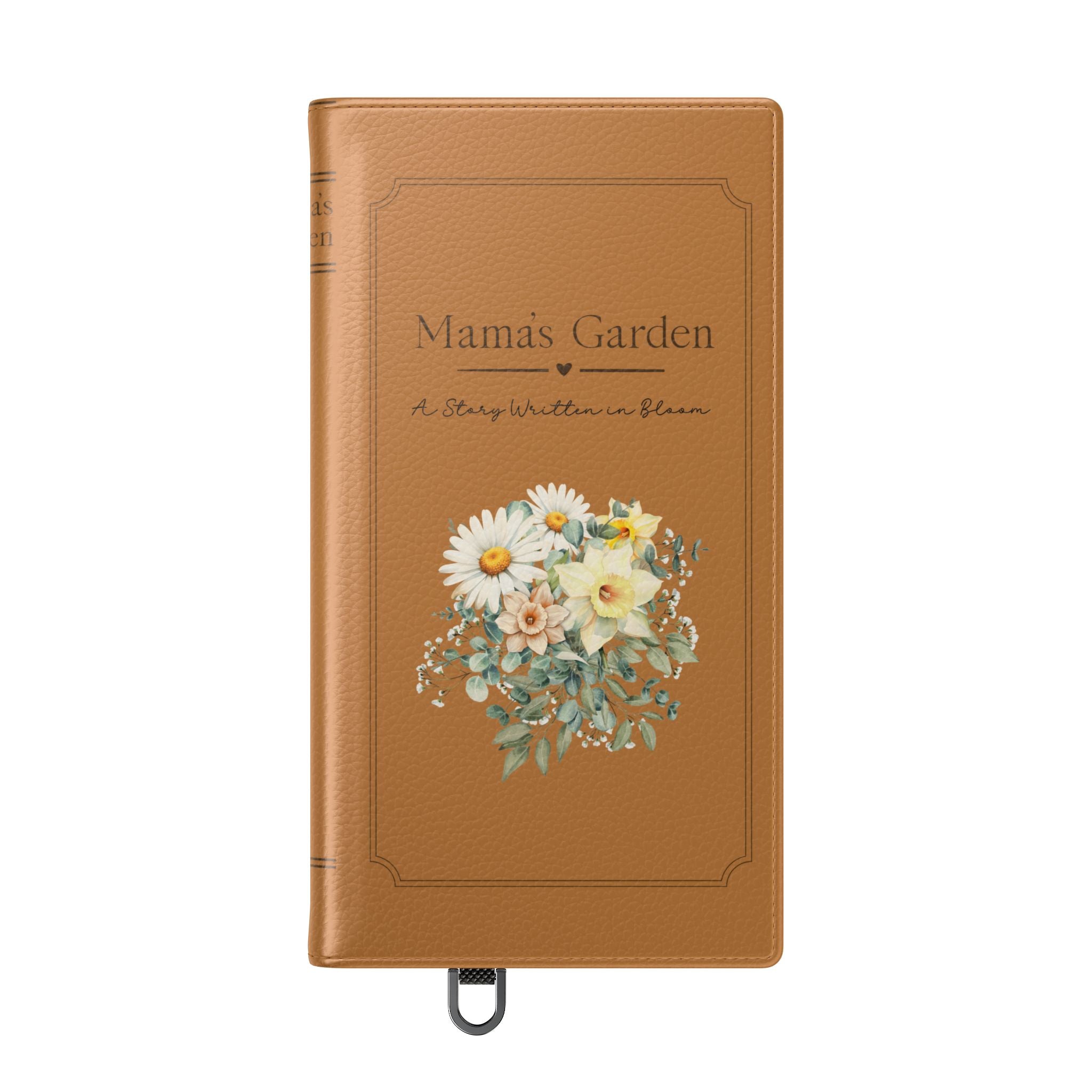 Custom "Mamas Garden" Birth Flower Book Phone Case