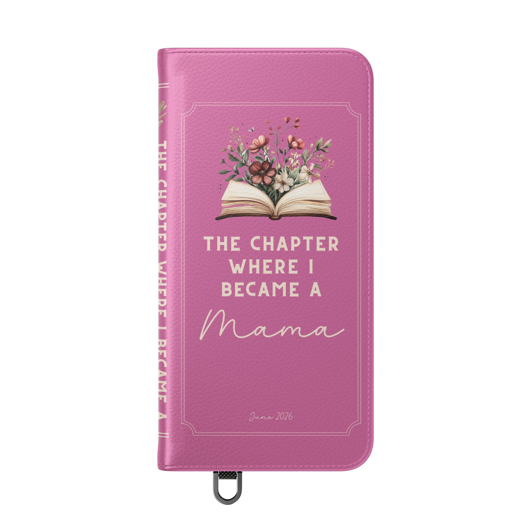 Custom "First Chapter" Book Phone Case for New Moms