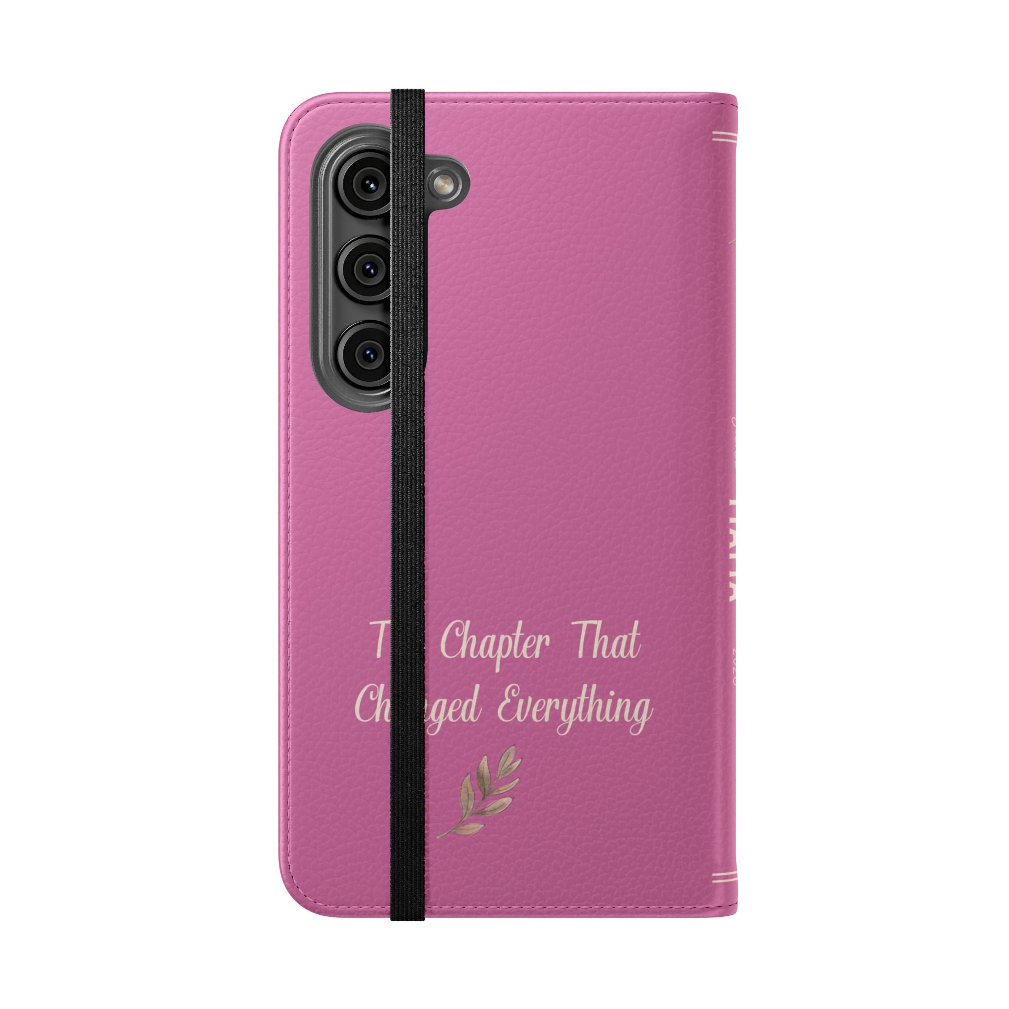 Custom "First Chapter" Book Phone Case for New Moms