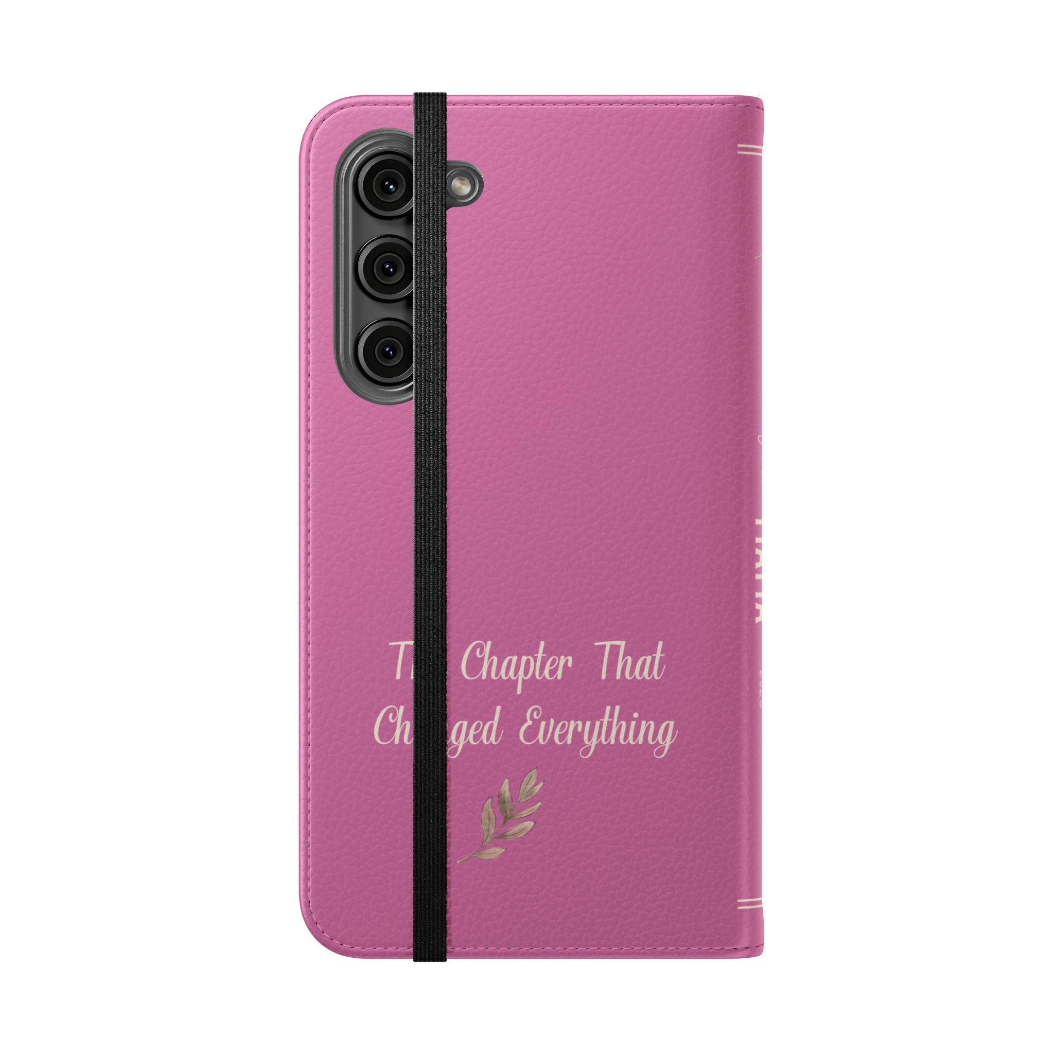 Custom "First Chapter" Book Phone Case for New Moms
