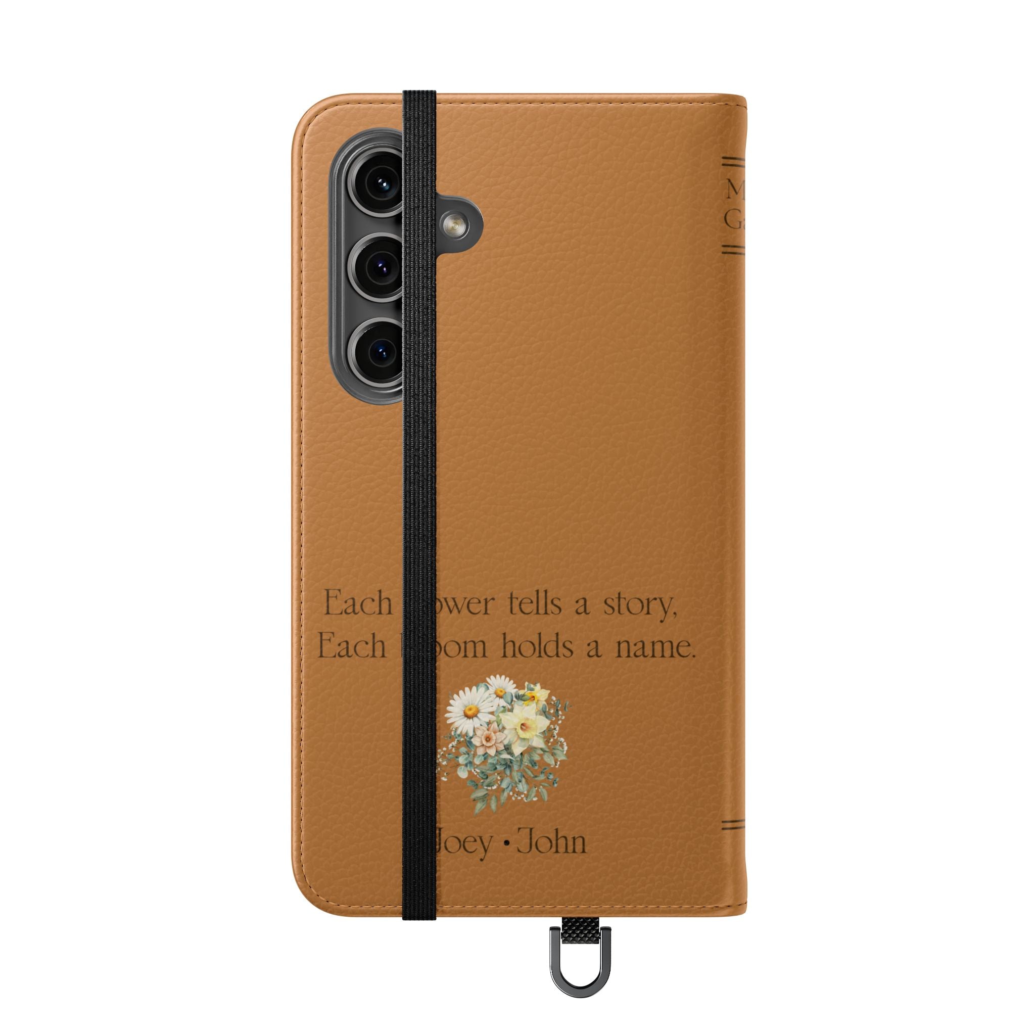 Custom "Mamas Garden" Birth Flower Book Phone Case