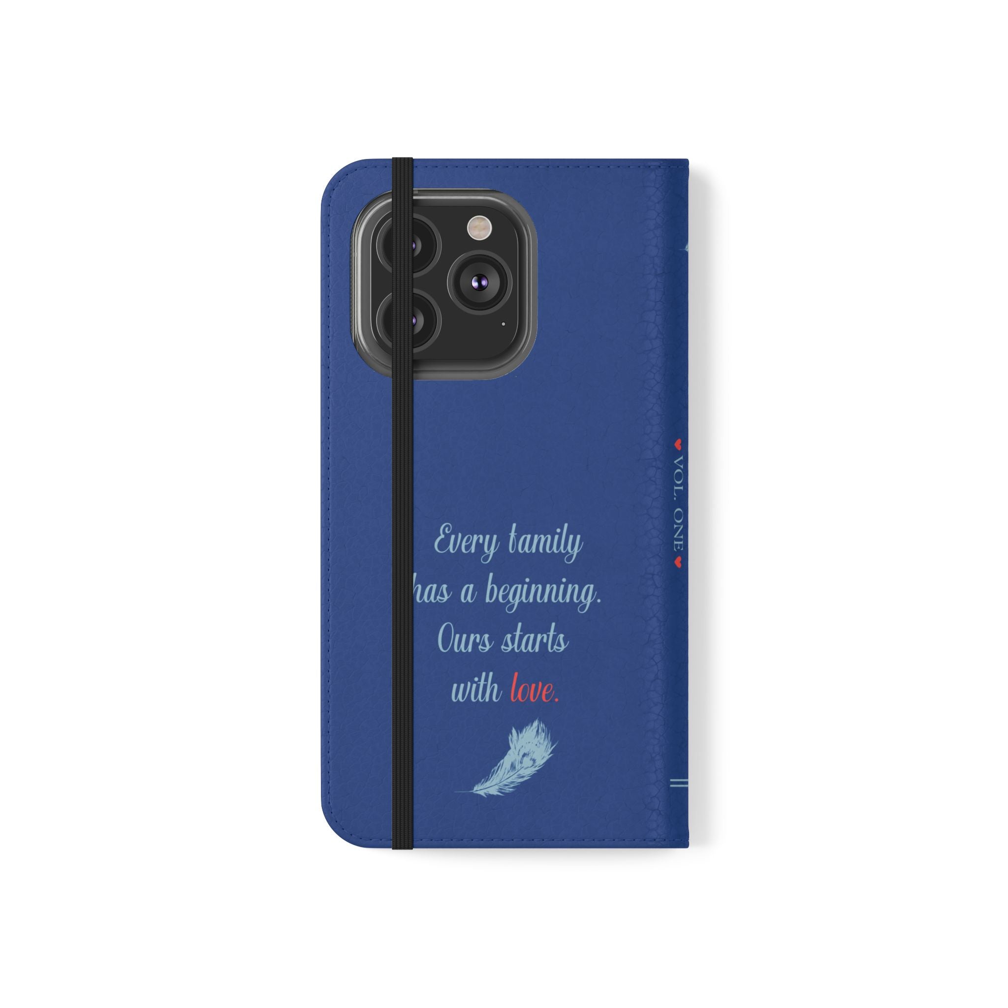 Custom "Our Family Story" Book Phone Case
