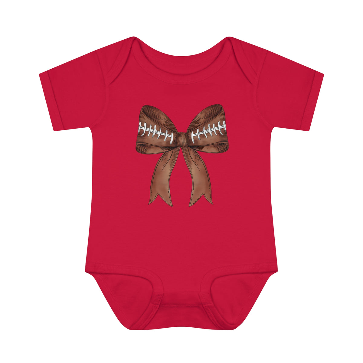 Baby Football Bow Bodsuit