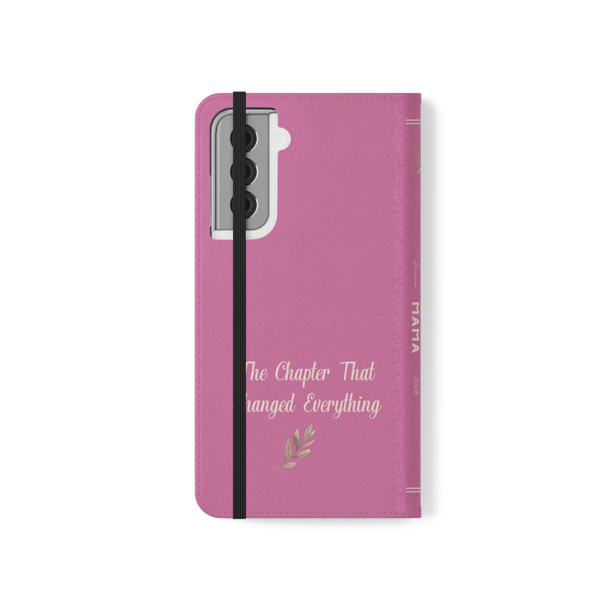 Custom "First Chapter" Book Phone Case for New Moms