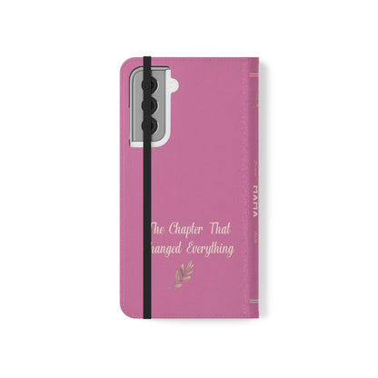 Custom "First Chapter" Book Phone Case for New Moms
