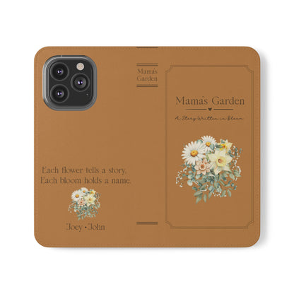 Custom "Mamas Garden" Birth Flower Book Phone Case