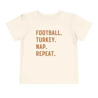 Toddler Thanksgiving Shirt - Turkey Kids Thanksgiving Shirt - Fall Natural Infant, Toddler &amp; Youth Tee - Football Kids Shirt - Gathering Littles