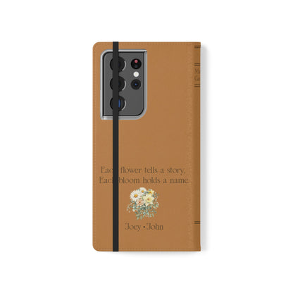 Custom "Mamas Garden" Birth Flower Book Phone Case