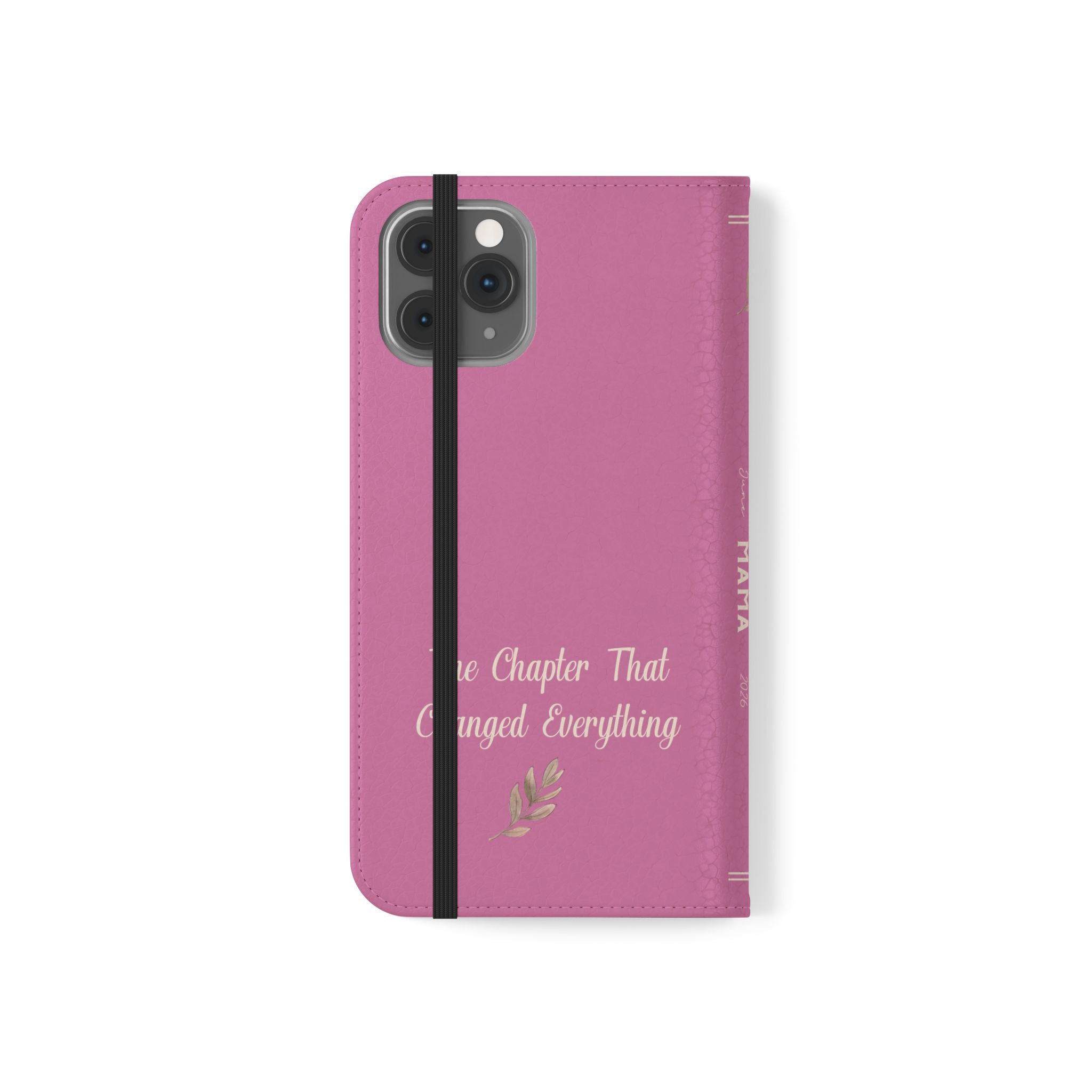 Custom "First Chapter" Book Phone Case for New Moms