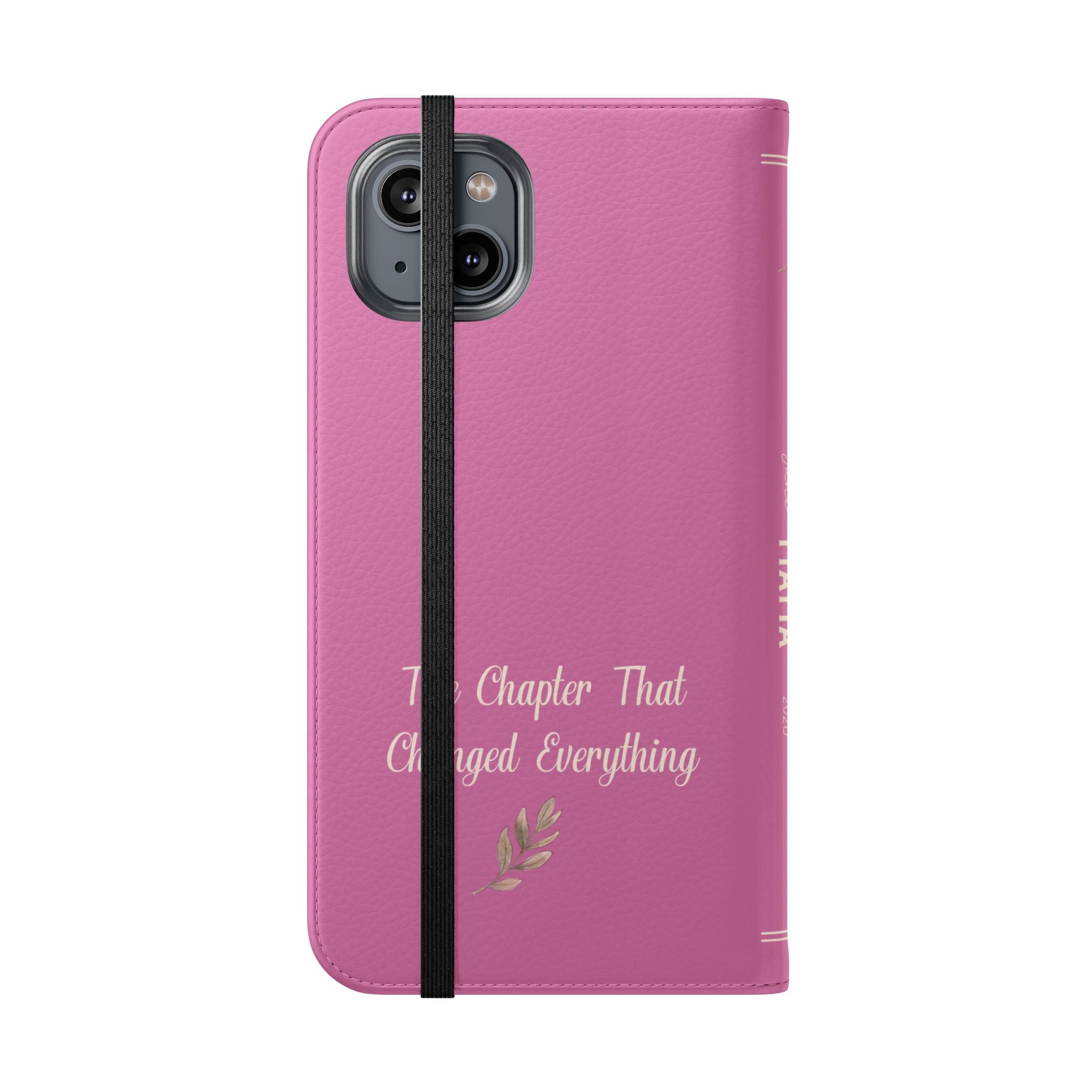 Custom "First Chapter" Book Phone Case for New Moms