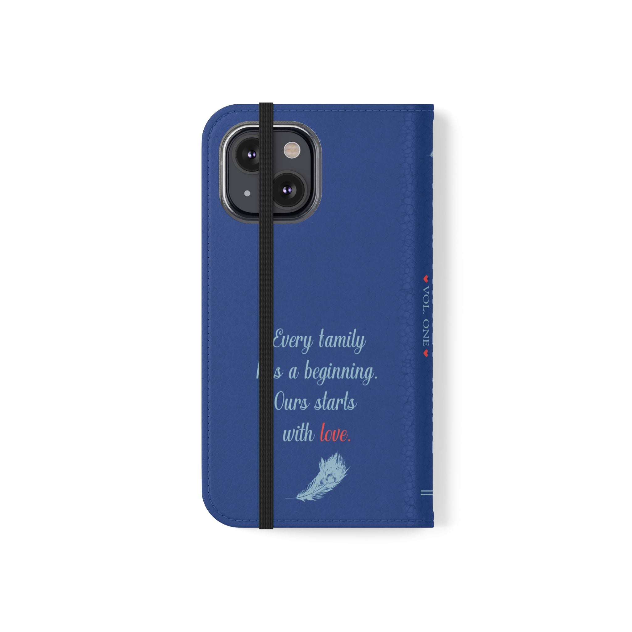 Custom "Our Family Story" Book Phone Case