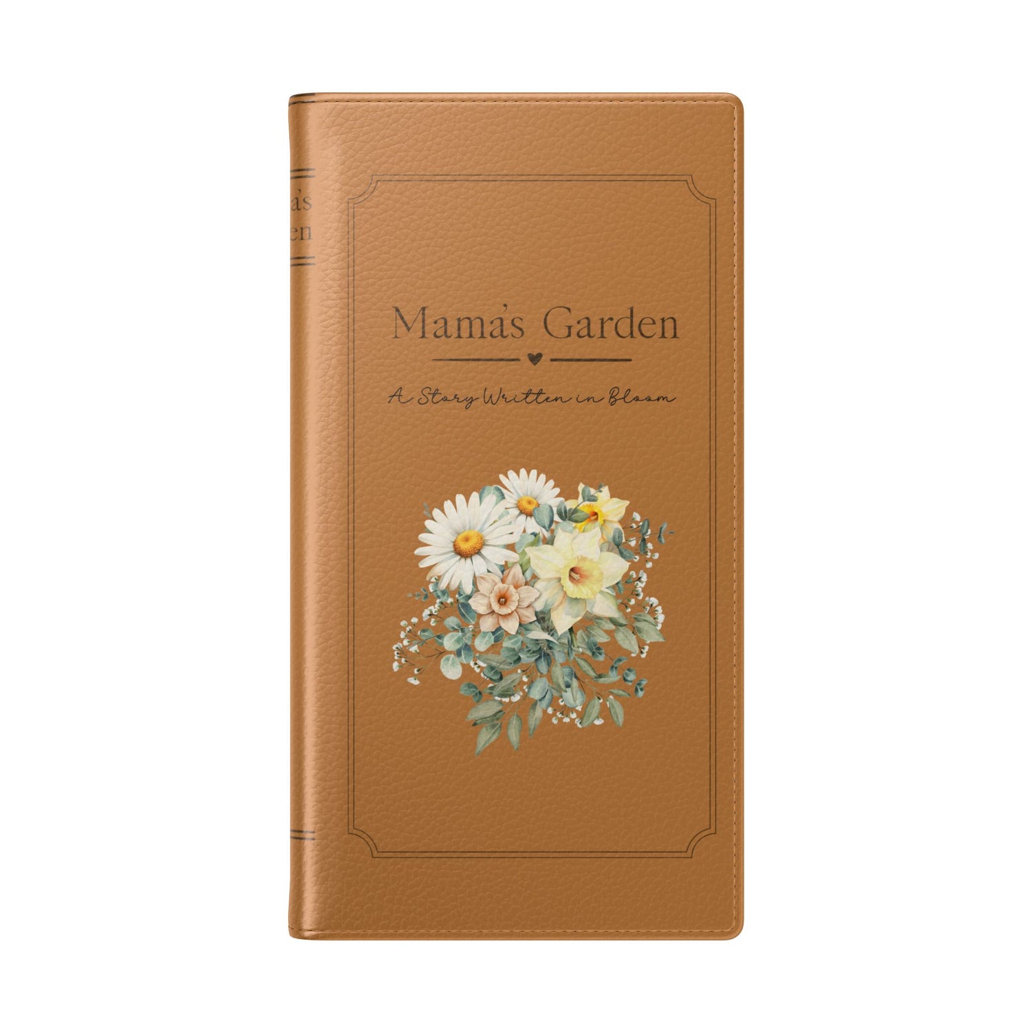 Custom "Mamas Garden" Birth Flower Book Phone Case