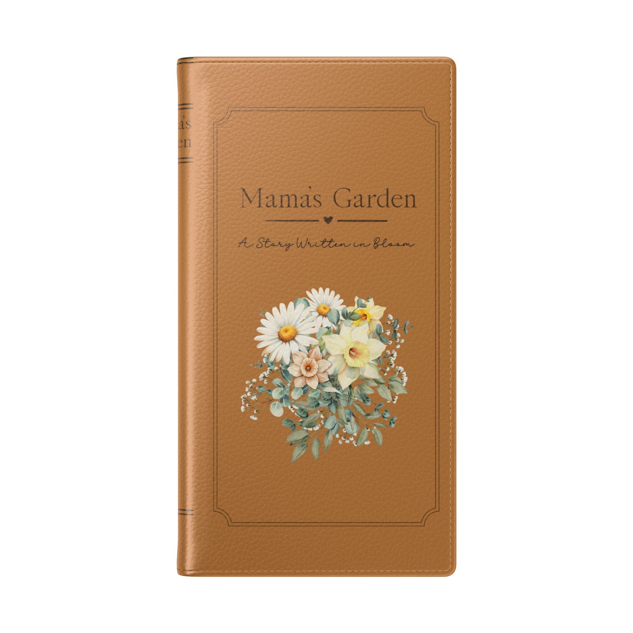 Custom "Mamas Garden" Birth Flower Book Phone Case
