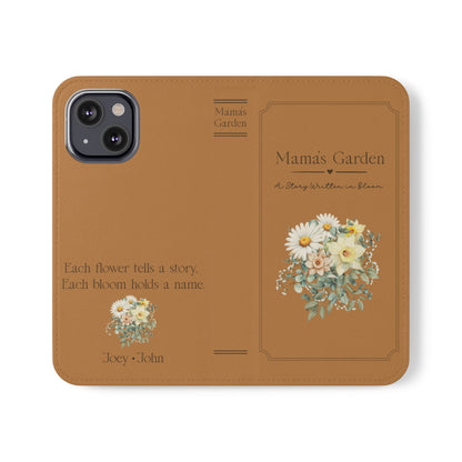 Custom "Mamas Garden" Birth Flower Book Phone Case