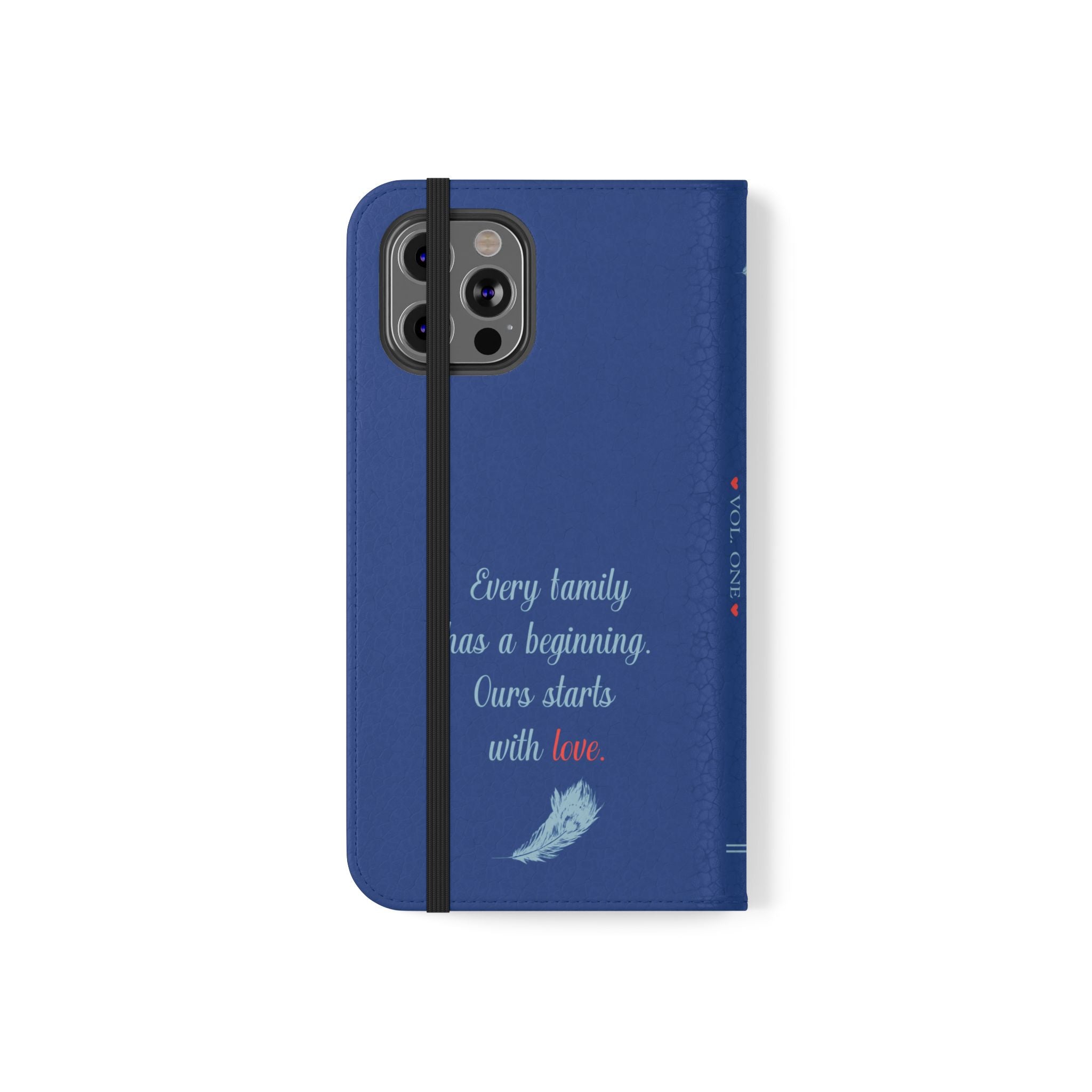 Custom "Our Family Story" Book Phone Case