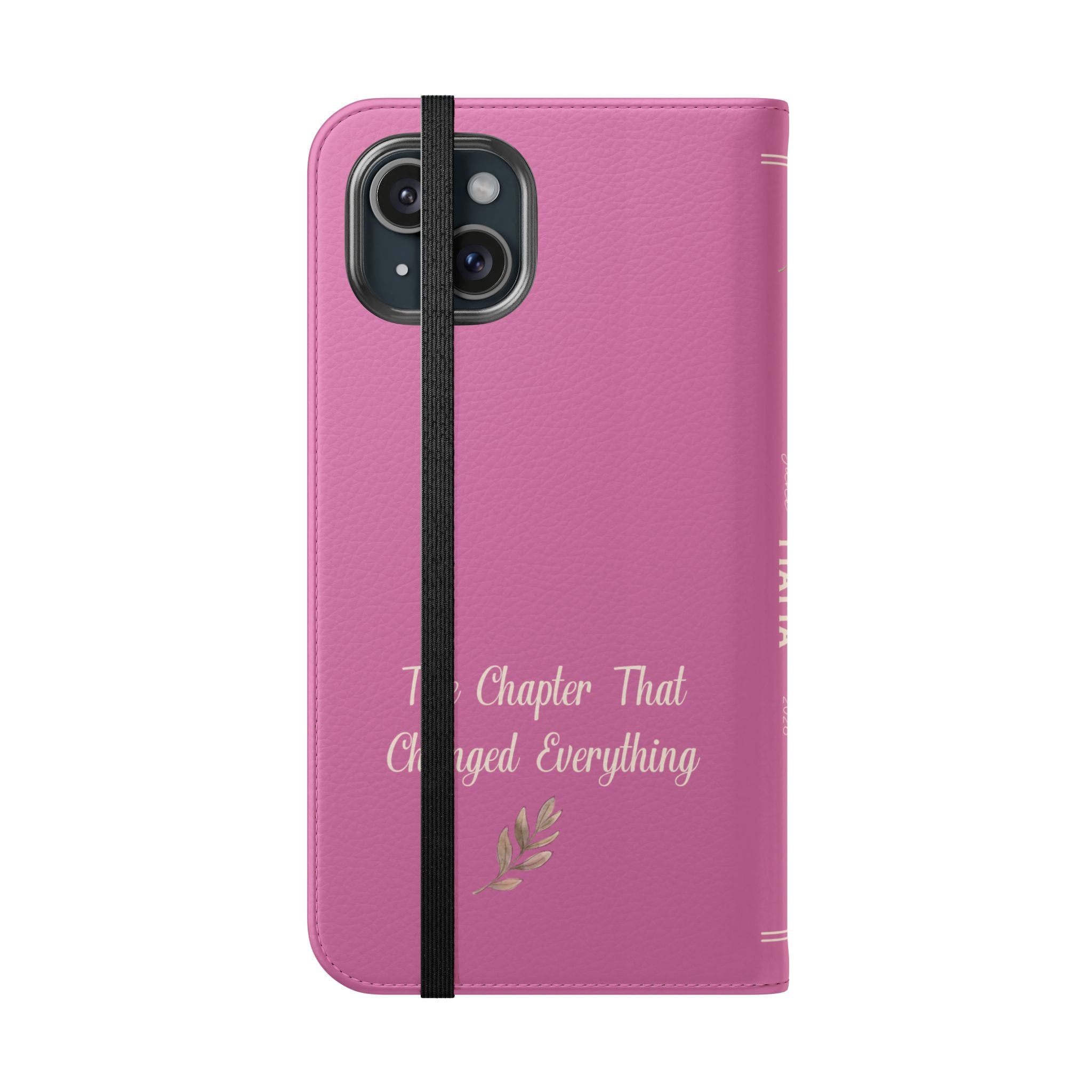 Custom "First Chapter" Book Phone Case for New Moms
