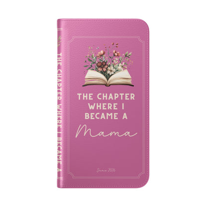 Custom "First Chapter" Book Phone Case for New Moms