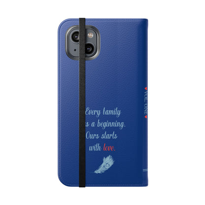 Custom "Our Family Story" Book Phone Case