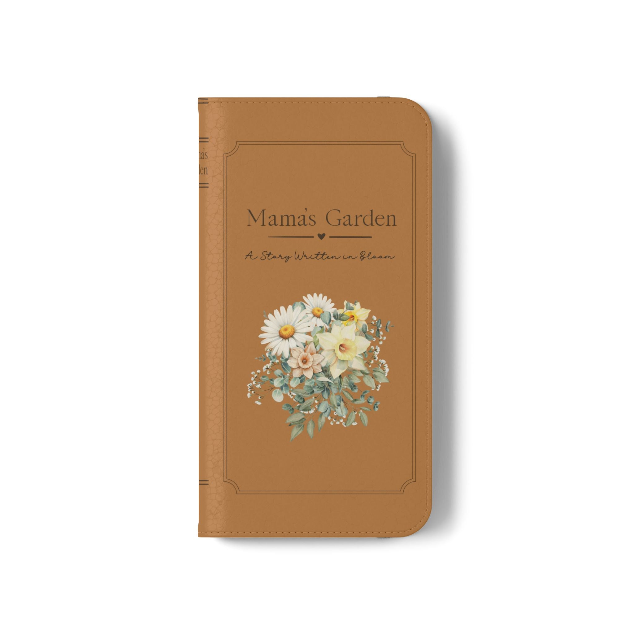 Custom "Mamas Garden" Birth Flower Book Phone Case