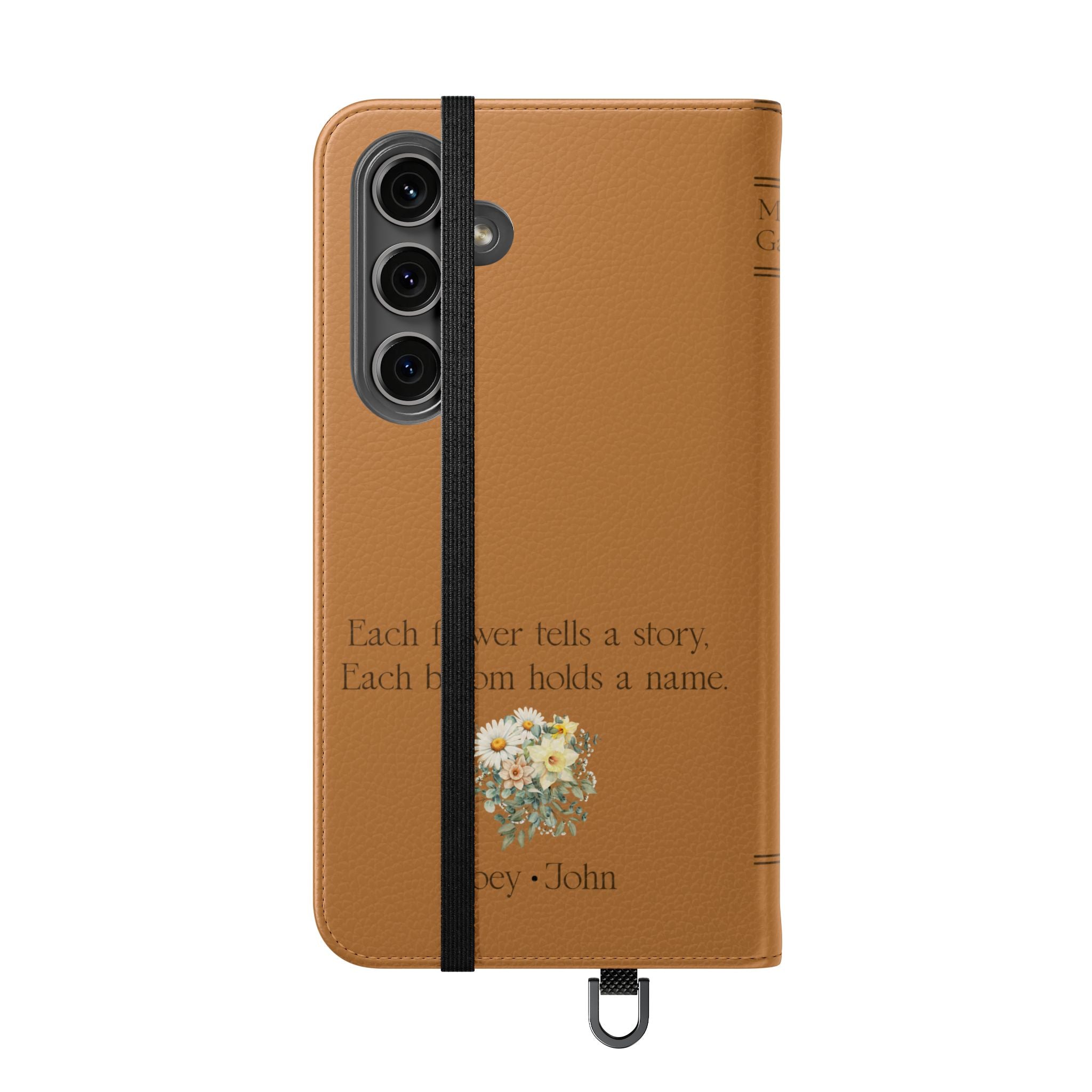 Custom "Mamas Garden" Birth Flower Book Phone Case