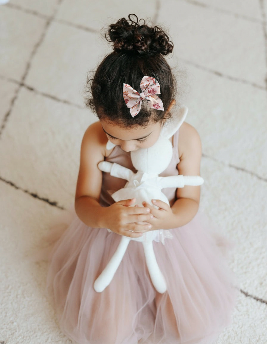 Sailor Bow Baby Girl Nylon Headband Bow Clips