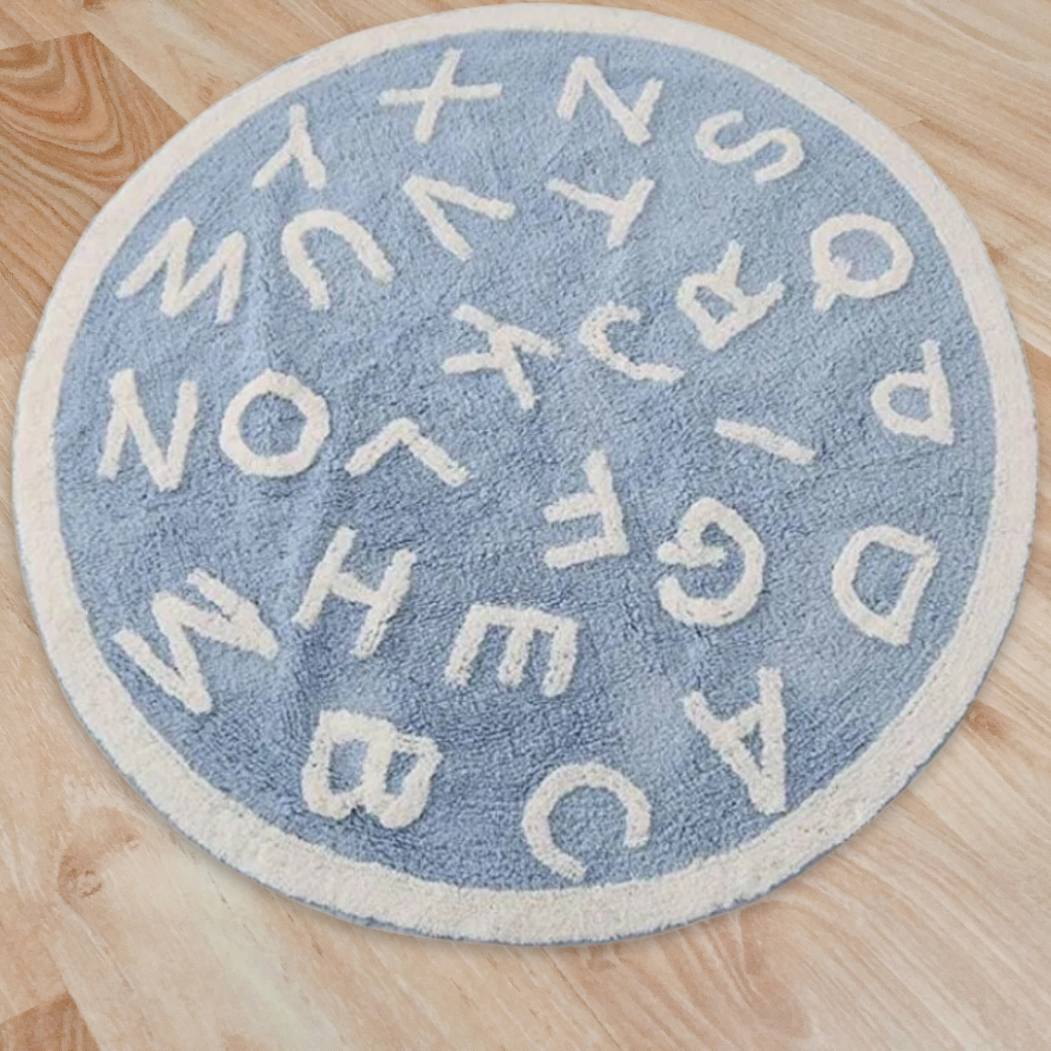 Round Alphabet Carpet For Baby Nursery - Gathering Littles
