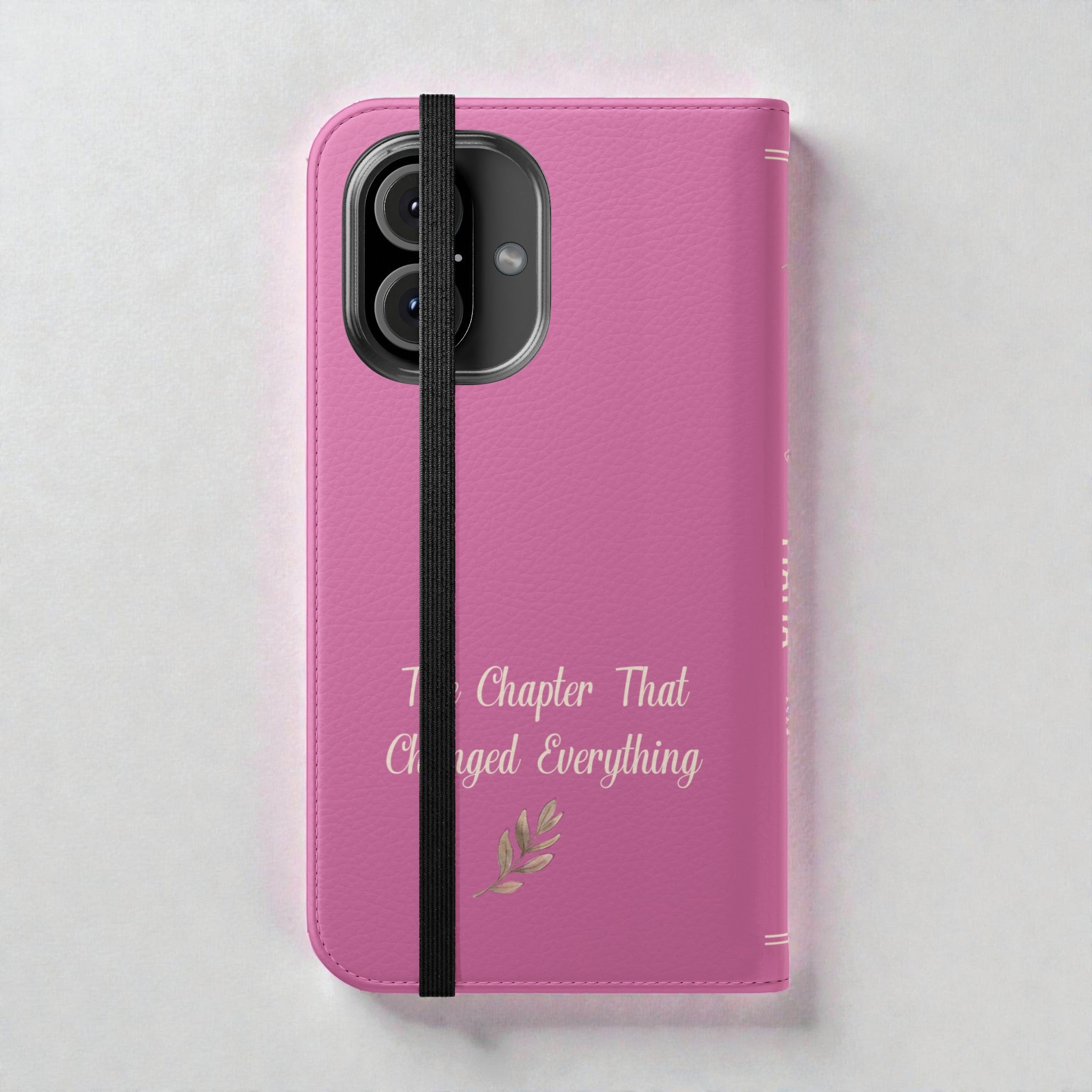 Custom "First Chapter" Book Phone Case for New Moms