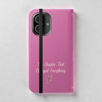 Custom "First Chapter" Book Phone Case for New Moms