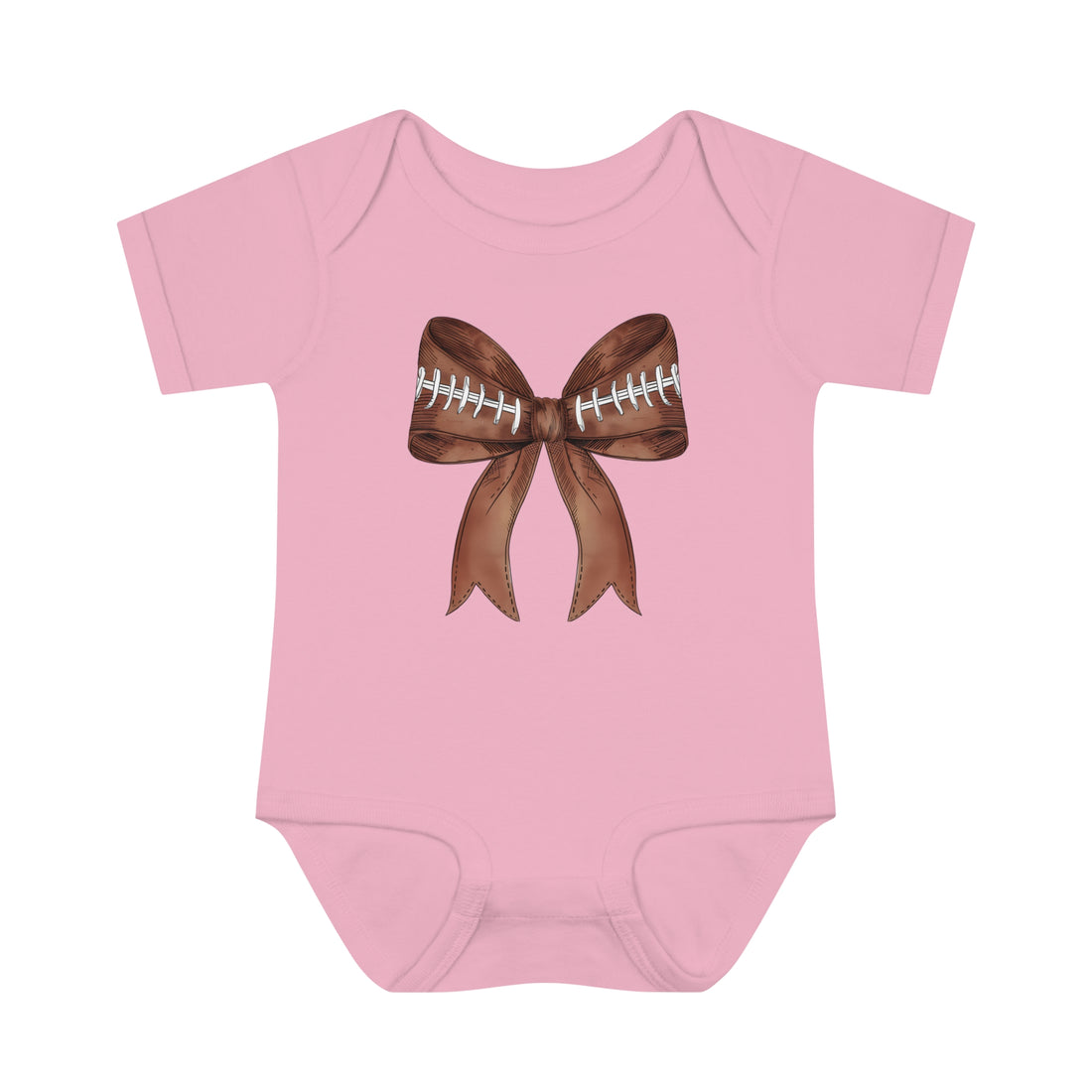 Baby Football Bow Bodsuit