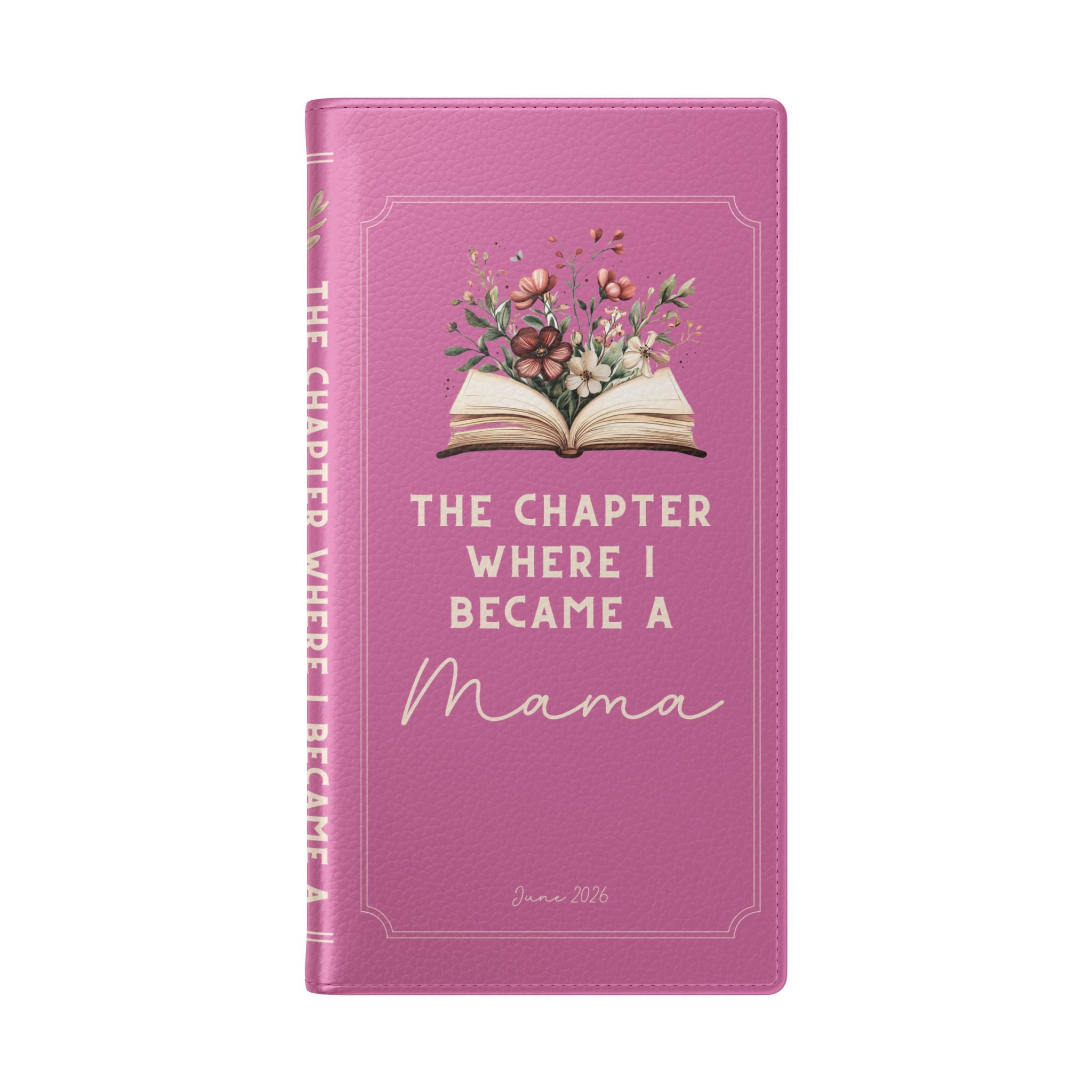 Custom "First Chapter" Book Phone Case for New Moms