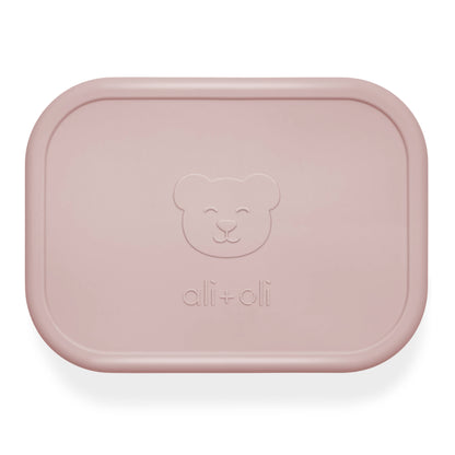 Ali+Oli Leakproof Silicone Bento Box (Rose) Back to School