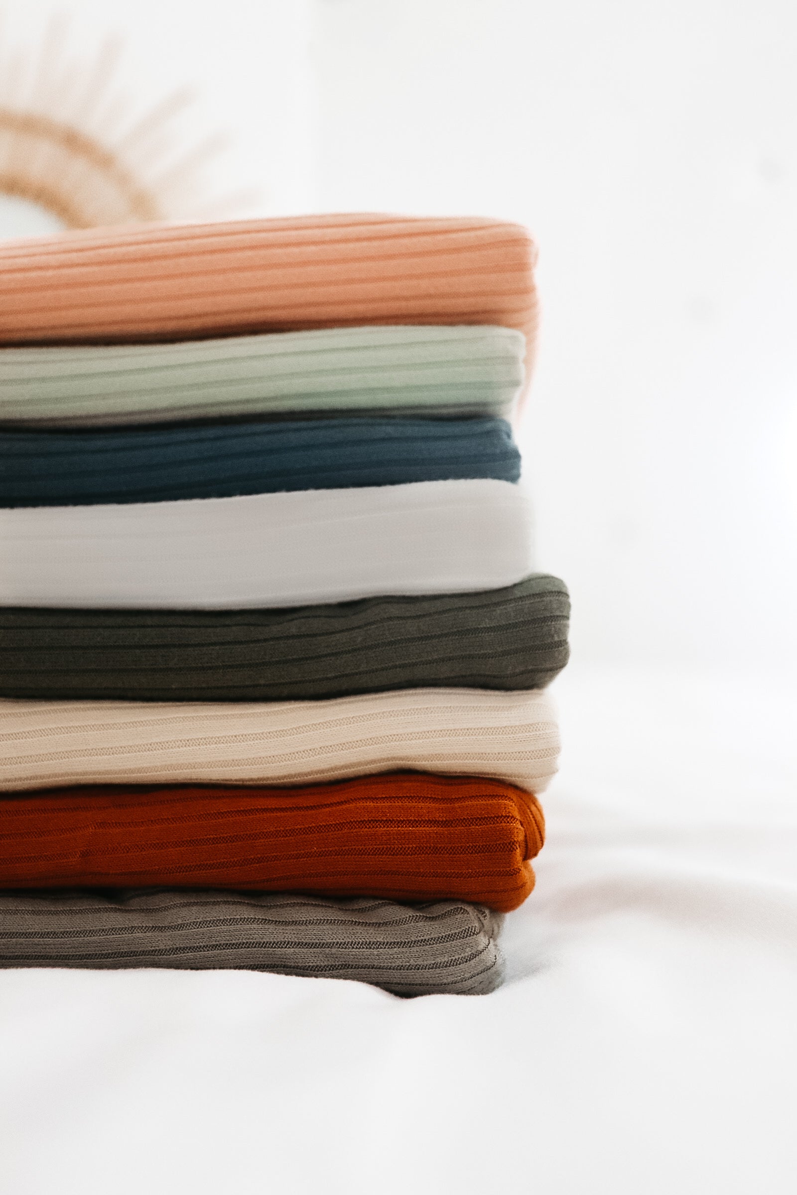 Dove Ribbed Stretch Swaddle